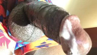 Blowjob from fleshjack mouth toy gets creamy cum out of my dick