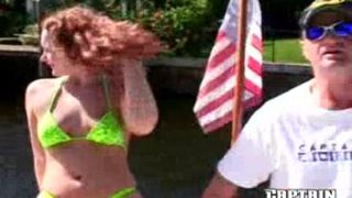 Ass fuck sex video featuring Captain, Brett and Savanna