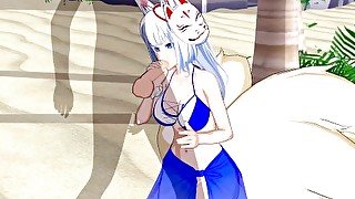 Azur Lane - Kaga 3D Hentai