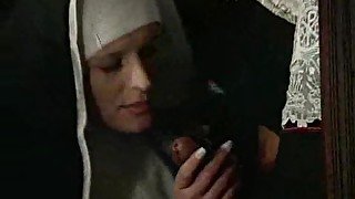 Nun is horny for deep anal sex