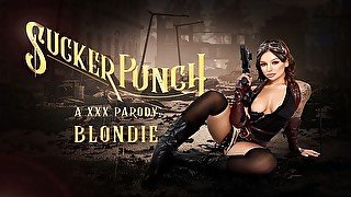 Busty April Olsen As SUCKER PUNCH BLONDIE Wants You Very Deep VR Porn