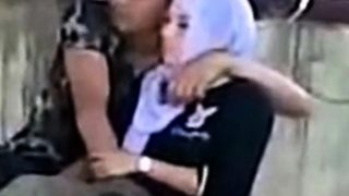 indonesian- hijab girl fingered