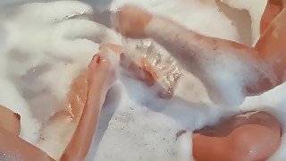 Hot Sex In Bathtub With Foam. ปาร์ตี้โฟม