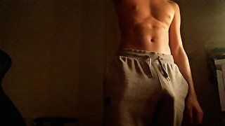 Young Guy with Big Dick and Abs (while girlfriend is away)