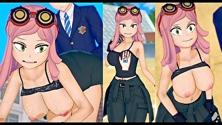 【エロゲーコイカツ！】僕のヒーローアカデミア 発目明3DCG巨乳アニメ動画(ヒロアカ)[Hentai Game Koikatsu! Mei Hatsume(Anime 3DCG Video)]