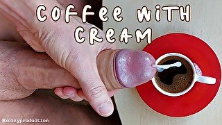 Coffee with Cream (Cum in Coffee) 🍆💦☕