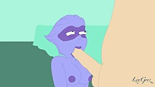 Futa Miranda meets an asari