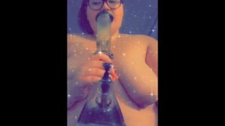 A clip of my Topless smoke sesh on Snapchat premium 