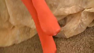 Big sex toy masturbating