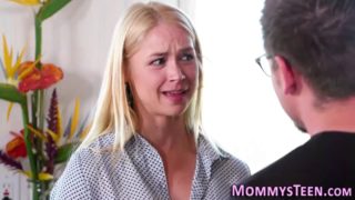 Blonde stepdaughter eaten