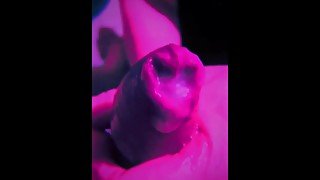 Slow motion extreme close cum in mouth