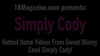 Try Not To Cum! Best Videos Of Super Sexual Skinny Teen Simply Cody!