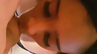 deepthroat and fuck doggy style with facial cumshot