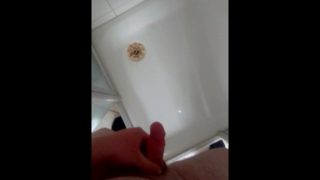 Cum in a shower