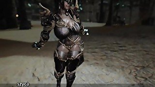 skyrim Lust mask female knight 3P