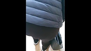 Step mom pulled off leggings fucking step son in a public place,  no shame