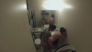 hidden cam in bathroom -- Shelby Squirts