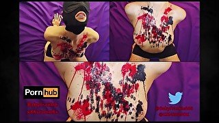 Shy submissive get her tits full of wax  WaxPlay Session- BabyFrankie & xXKuronoXx