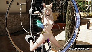 Ahri Fucked by a Fucking Machine