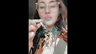 Smoking with my gf