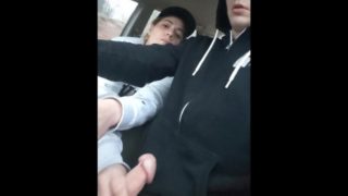 ALMOST caught jerking off collegeboy while driving driven home - Heather Kane
