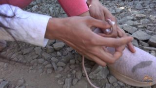 Outdoor Hiking Dirty Sneakers