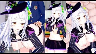 【エロゲーコイカツ！】VTuber 紫咲シオン3DCG巨乳アニメ動画(バーチャルYoutuber)[Hentai Game Koikatsu! Murasaki Shion(Anime 3DCG Vi