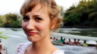 Russian Teen Slut Taking Fat Facial In Thailand