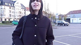 GERMAN SCOUT - TINY EMO GIRL SILVIA RARE ROUGH FUCK I PICKUP MINI TITS AND DIRTY SEX