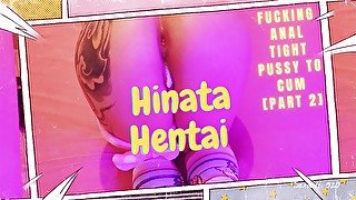 Boneca sexual Hinata Hentai fodendo buceta apertada anal para gozar [Parte 2] - Sexdoll 520