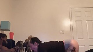 Blowjob and backshots multiple orgasms from bbc on fat ass