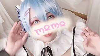 女装 子 crossdresser  えっちな顔して２回連続でイッちゃう男の娘  Japanese cosplay cute boy hentai 日本人