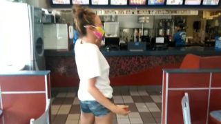 I pick up teen at fast food place, we watch porn and I fuck her rock hard ass. PAWG
