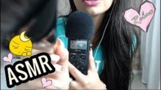 SFW ASMR Intense Microphone Brushing ♥ Sticky Tape ♥ Mouth Sounds! ♥