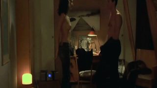 Salome Stevenin undressing in a room and showing her nice