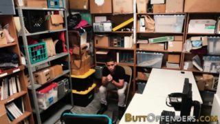 Latin shoplifter sucks