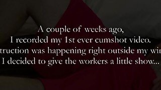 Str8 Otter's Twitching Cock Cums for Construction Workers