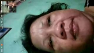 Indonesian video call bersama mami iroh bbw stw chubby