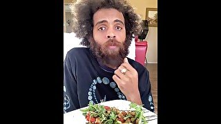 Alkaline Homemade Salad with ROCK MERCURY