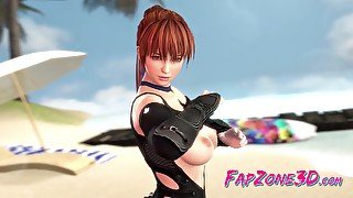 3D Kasumi from Video Game Dead or Alive Gets Fucks