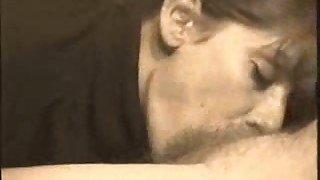 Sensual deepthroat blowjob for my husband's big hairy cock