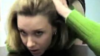 Blonde office fuck