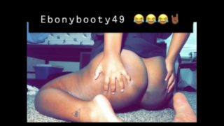 short ebony twerk video