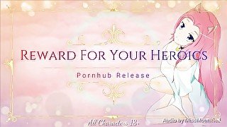 Reward For Your Heroics (Erotic Audio)