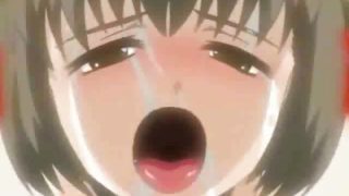 Shy hentai beautie takes this huge dick in her mouth and licks it