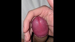 Stroking my 7 inch cock!