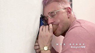 Glory Hole 11 verbal daddy pounds my face at my glory hole