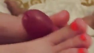 Amateur Couple Foot Rub