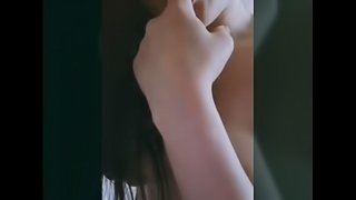 girl masturbating at home