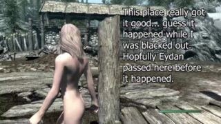 Skyrim ENF - Elf Girl Dumped Naked on the Road Pt. 1